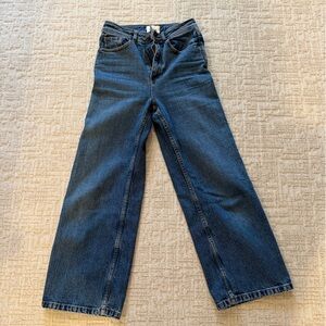 Sezane Le Crop Denim Blue - Size 4